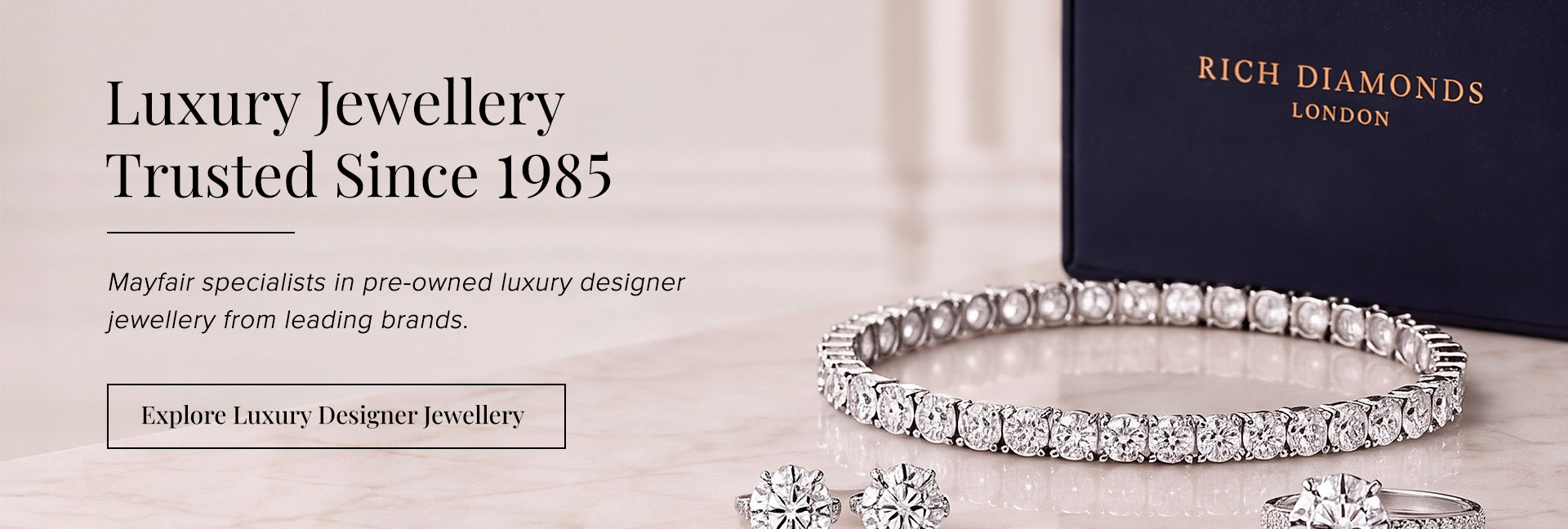 Luxury pre-owned designer jewellery from Rich Diamonds