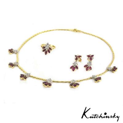 <p>Kutchinsky Diamond and Ruby Suite</p>
