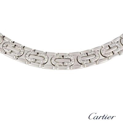 <p>Cartier Maillon Diamond Set Necklace</p>
