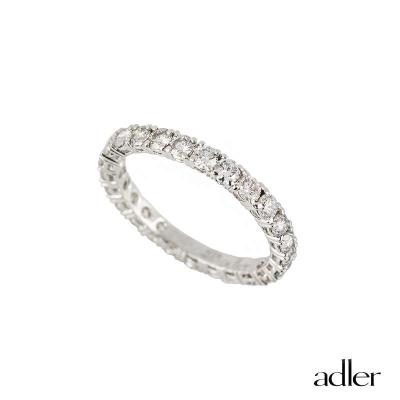 <p>Adler Full Diamond Eternity Ring in Platinum 1.25ct</p>
