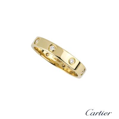 <p>Cartier Love Wedding Band Size 63 B4056200 </p>
