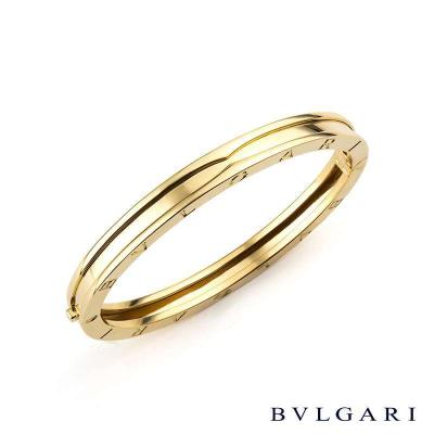<p>Bvlgari 18k Yellow Gold B.zero1 Bangle BR856142</p>
