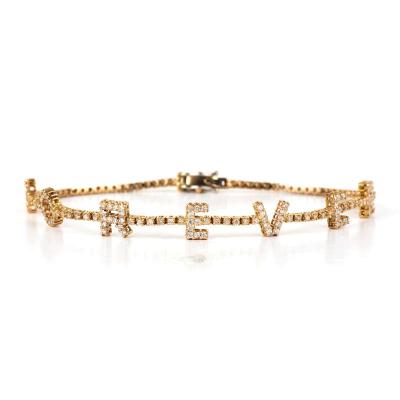 18k Rose Gold Diamond Forever Bracelet 0.89ct Total