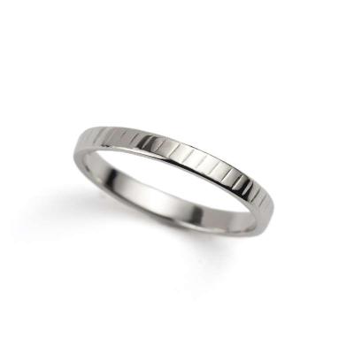 Platinum 2.5mm Flat Wedding Band