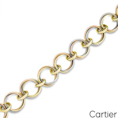 Cartier Tri-Colour Gold Trinity Link Bracelet