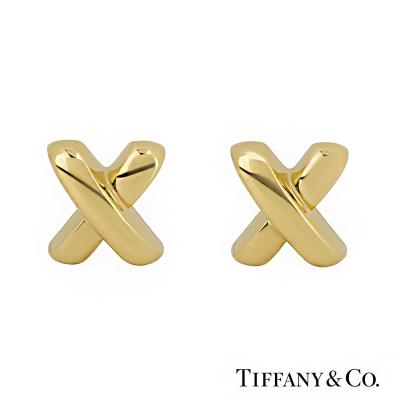 <p>Tiffany &amp; Co 18k Yellow Gold Cufflinks</p>
