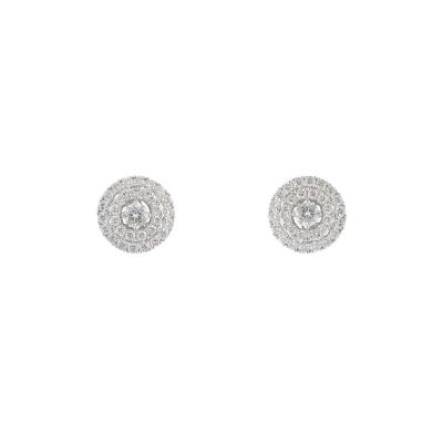 <p>18k White Gold Diamonds Earrings 2.24ct</p>
