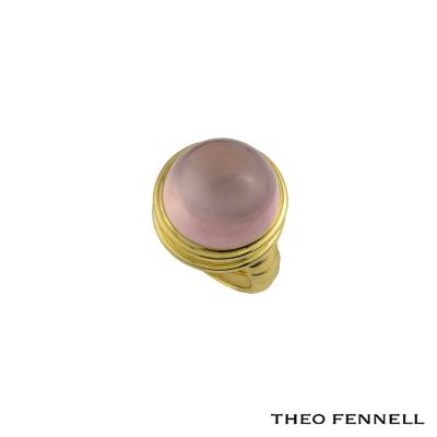 <p>Theo Fennell 18k Yellow Gold Moonstone Ring.</p>

