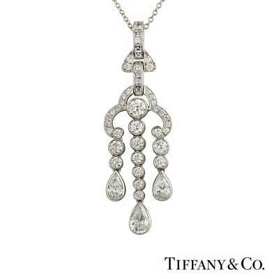 <p>Tiffany & Co. Legacy Diamond Pendant 2.49ct</p>

