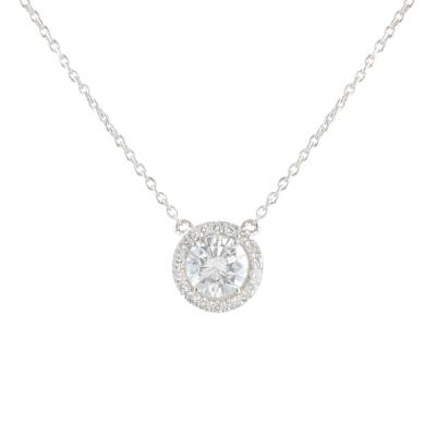 <p>White Gold Diamond Pendant 0.82ct G/VS</p>
