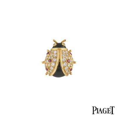 <p>Piaget Ladybird Diamond Brooch</p>
