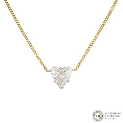 <p>Heart Cut Diamond Pendant 1.78ct G/VS2</p>
