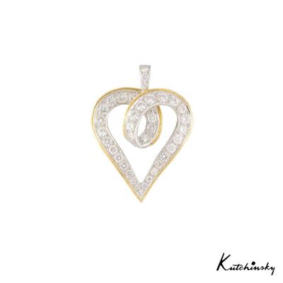 <p>Kutchinsky Diamond Heart Pendant</p>
