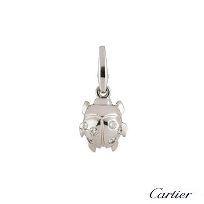 <p>Cartier Ladybird Diamond Charm Pendant </p>
