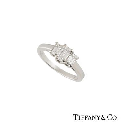 <p>Tiffany &amp; Co. Diamond Trilogy Ring</p>
