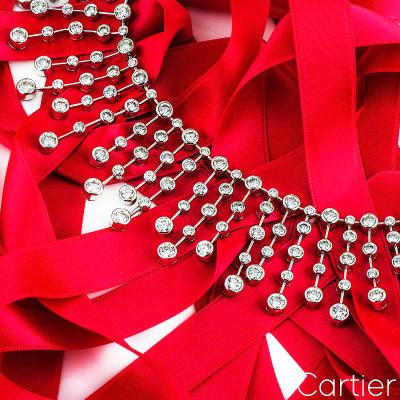 Cartier Platinum Diamond Necklace 60.00ct D/VVS
