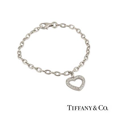<p>Tiffany & Co. Heart Diamond?Bracelet</p>
