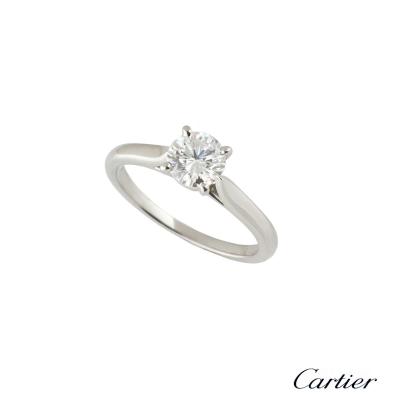 <p>Cartier Solitaire 1895 Diamond Ring 0.60ct F/VVS1</p>
