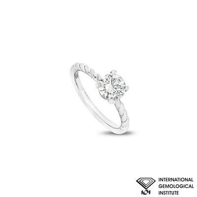Platinum Round Brilliant Cut Lab Grown Diamond 1.01ct F/VS1 XXX