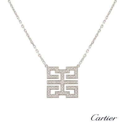<p>Cartier Baiser du Dragon Diamond Pendant</p>
