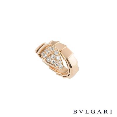<p>Bvlgari Serpenti Diamond Ring</p>

