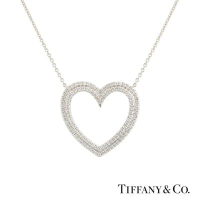 <p>Tiffany & Co. Metro Heart Pendant</p>
