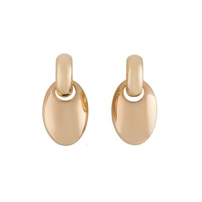 <p>Yellow Gold Hoop Earrings</p>
