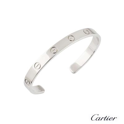 <p>Cartier Love Cuff Bracelet Size 17 B6032517</p>
