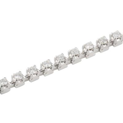 <p>White Gold Diamond Line Bracelet 1.58ct G/VS</p>
