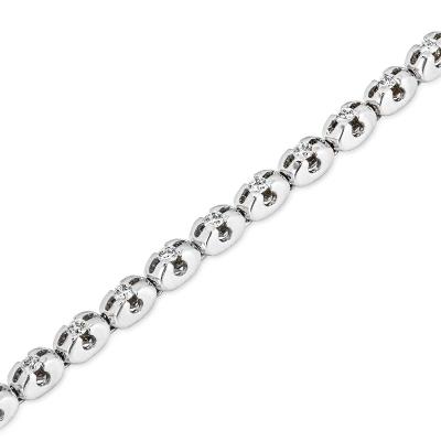 White Gold Diamond Tennis Bracelet 0.90ct TDW
