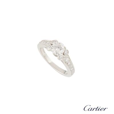 <p>Cartier Ballerine Diamond Ring 0.71ct F/VS1</p>
