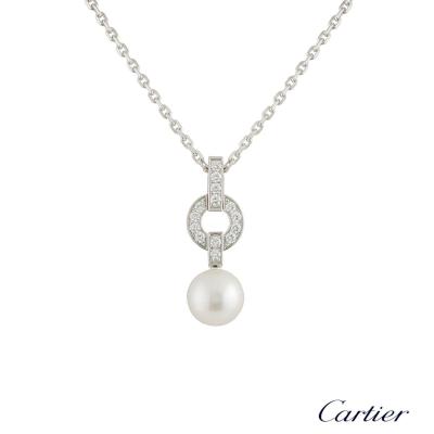 <p>Cartier Himalia Pearl Necklace </p>
