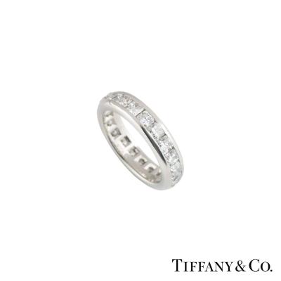 <p>Tiffany & Co Diamond Lucida Eternity Ring 2.73ct</p>

