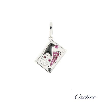 <p>Cartier Limited Edition Joker Playing Card Charm</p>
