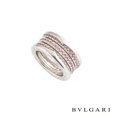 <p>Bvlgari B.zero1 Pink Sapphire Ring</p>
