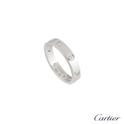 <p>Cartier?Full Diamond Love Wedding Band Size 56?B4050656</p>
