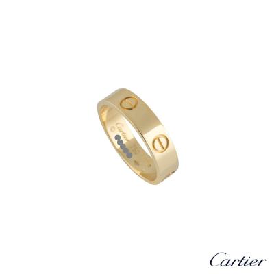 <p>Cartier Yellow Gold Plain Love Ring Size 64 B4084664</p>
