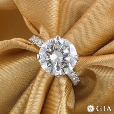 Platinum Diamond Ring 5.02ct H/VVS2