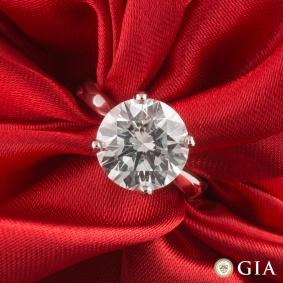 Platinum Diamond Ring 5.01ct J/VVS2