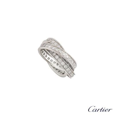 White Gold Trinity de Cartier Diamond Ring B4106248