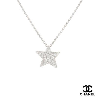 Chanel White Gold Diamond Comete Pendant 0.68ct D-F/VVS1 J0869
