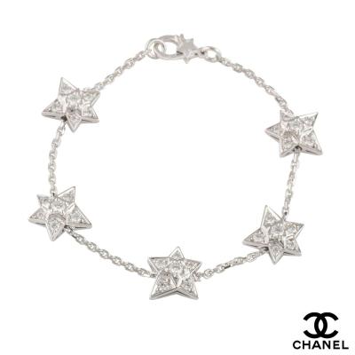 Chanel White Gold Diamond Comete Bracelet 0.90ct D-F/VVS1