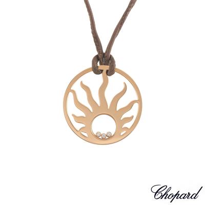Chopard Rose Gold Happy Diamonds Pendant