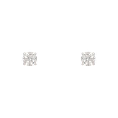 White Gold Diamond Earrings 0.82ct H/VS