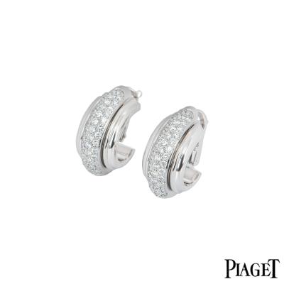 Piaget White Gold Diamond Possession Earrings
