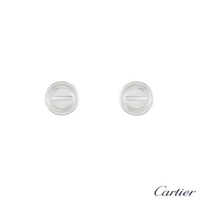 Cartier White Gold Love Earrings B8301256
