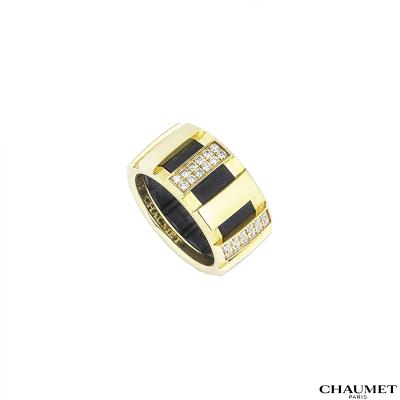Chaumet Yellow Gold Diamond Class One Ring