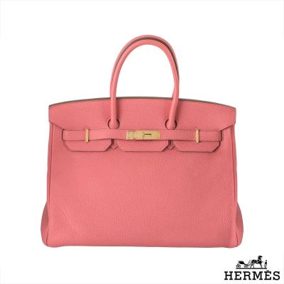 Hermes Birkin 35cm Rose lipstick GHW in Togo leather,