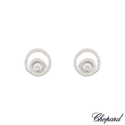 Chopard White Gold Happy Diamonds Earrings 837108-1002