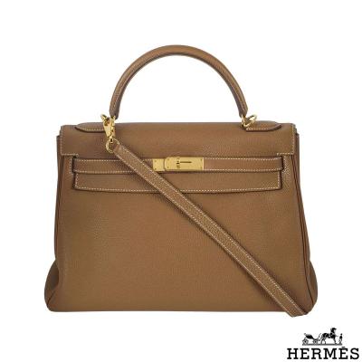 Hermes Kelly 32 cm Togo leather GHW handbag
